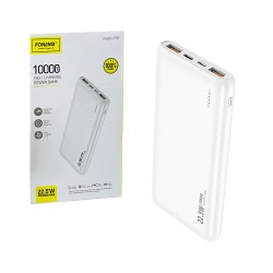 Foneng Power Bank P51 2 USB 22.5W 10000mAh PD20W White Foneng Power Bank P51 2 USB 22.5W 10000mAh PD20W White